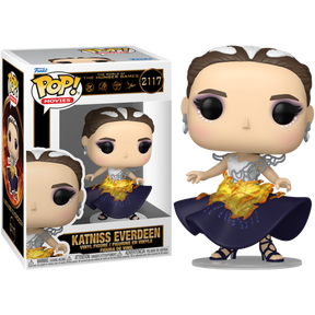 Funko Pop! The Hunger Games: Catching Fire - Haymitch, Katniss Everdeen & Katniss in Wedding Dress - Bundle (Set of 3)
