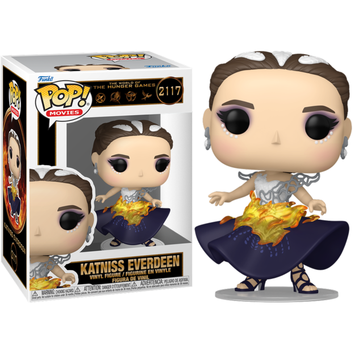 Funko Pop! The Hunger Games: Catching Fire - Haymitch, Katniss Everdeen & Katniss in Wedding Dress - Bundle (Set of 3)