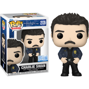 Funko Pop! Twilight - Charlie Swan #2135 - Chase Chance (+ Box of 3 Mystery Exclusive)