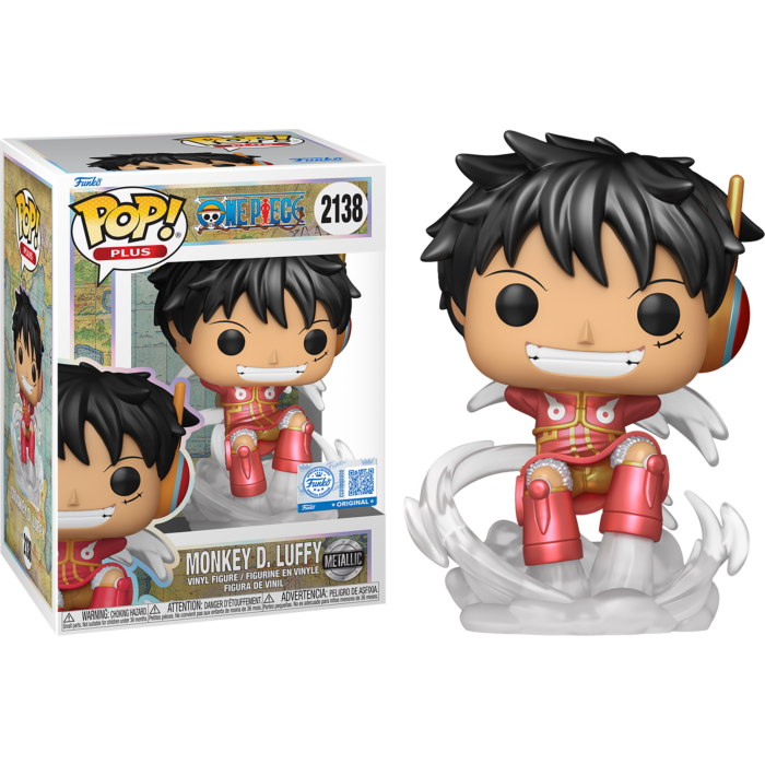 Funko Pop! Plus - Monkey D. Luffy (Egghead Arc) Metallic #2138