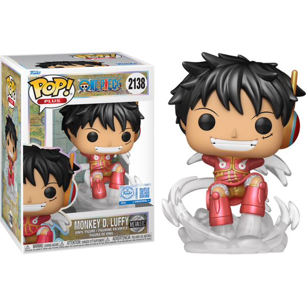 Funko Pop! Plus - Monkey D. Luffy (Egghead Arc) Metallic #2138