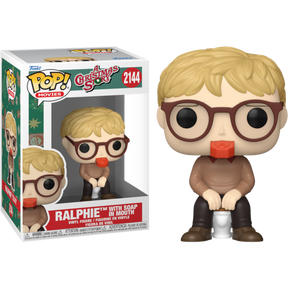 Funko Pop! A Christmas Story - Ralphie in Bunny Suit, Ralphie with Soap, Scut Farkus & Randy Parker - Bundle (Set of 4)