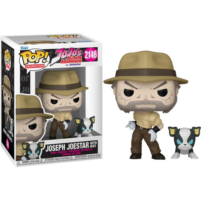 Funko Pop! JoJo's Bizarre Adventure - Joseph Joestar with Iggy #2146