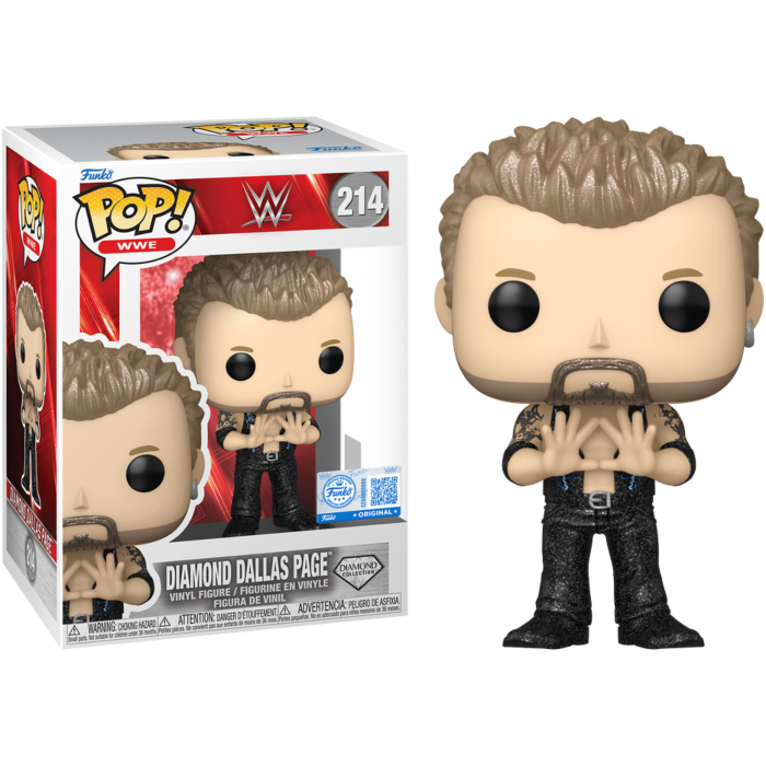 Funko Pop! WWE - Diamond Dallas Page (Diamond Glitter) #214 - Real Pop Mania