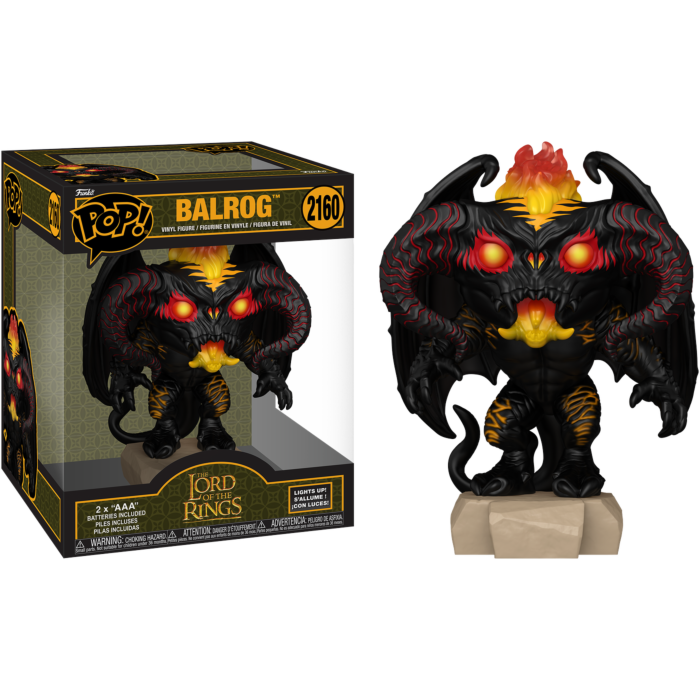 Funko Pop! The Lord of the Rings - Balrog with Lights Super Sized 6" #2160