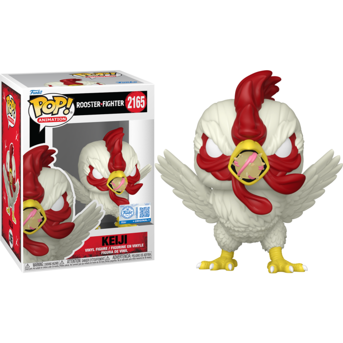 Funko Pop! Rooster Fighter - Keiji #2165 (+ Box of 3 Mystery Exclusive)