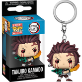 Funko Pocket Pop! Keychain - Demon Slayer - Tanjiro Kamado (Sun Breathing)