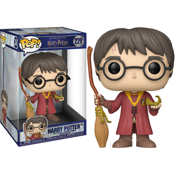 Funko Pop! Harry Potter - Harry with Nimbus 2000 (Jumbo) 10" #220