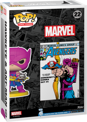 Funko Pop! Comic Covers - The Avengers - Hawkeye & Ant-Man Avengers Vol. 1 Issue #223