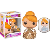 Funko Pop! Cinderella (1950) - Cinderella Gold Ultimate Princess with Enamel Pin #222