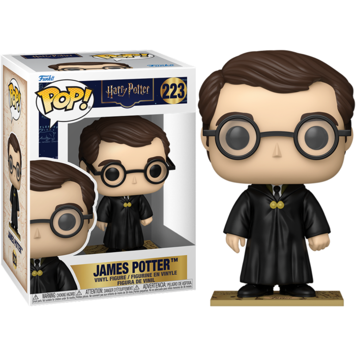 Funko Pop! Harry Potter - James, Peter, Remus & Sirius (Marauder's Map) - Bundle (Set of 4)