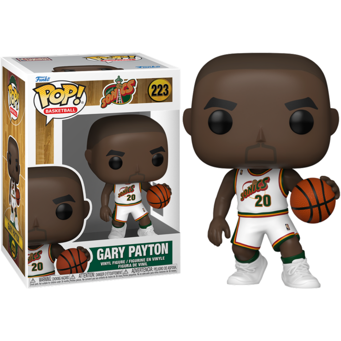 Funko Pop! NBA Basketball - Gary Payton (Home Uniform) Seattle Sonics #223