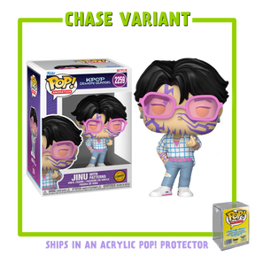 Funko Pop! K-Pop Demon Hunters - Jinu with Acrylic Pop! Protector #2259 (Chase Variant)