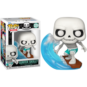 Funko Pop! Skeleton Summer - Bike Rider Skully, Skater Skully, Swimmer Skully & Surfer Skully - Bundle (Set of 4) - Real Pop Mania