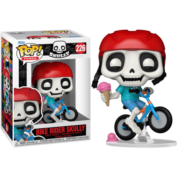 Funko Pop! Skeleton Summer - Bike Rider Skully #226