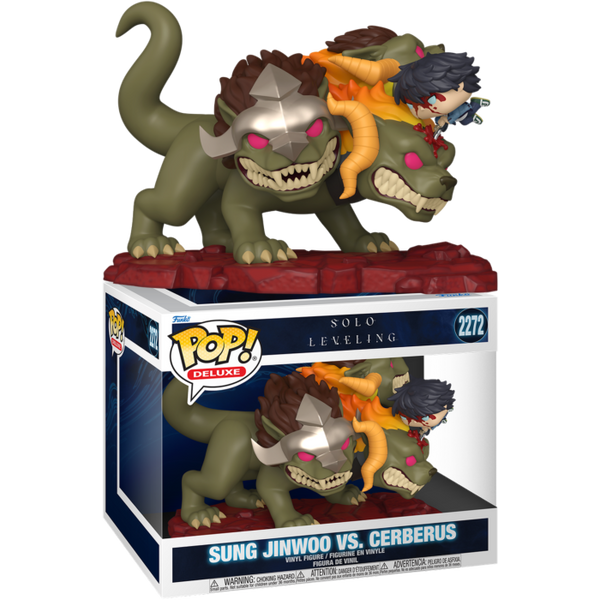 Funko Pop! Deluxe - Solo Leveling - Sung Jinwoo vs Cerberus #2272