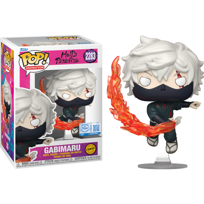 Funko Pop! Hell's Paradise - Gabimaru (Combat Stance) #2283 - Chase Chance (+ Box of 3 Mystery Exclusive)