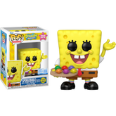 Funko Pop! SpongeBob SquarePants - SpongeBob with Pretty Patties Glow in the Dark #2312 - Real Pop Mania
