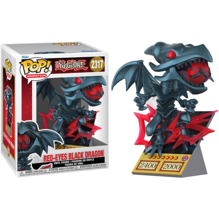 Funko Pop! Premium - Yu-Gi-Oh! - Red-Eyes Black Dragon #2317 - Real Pop Mania