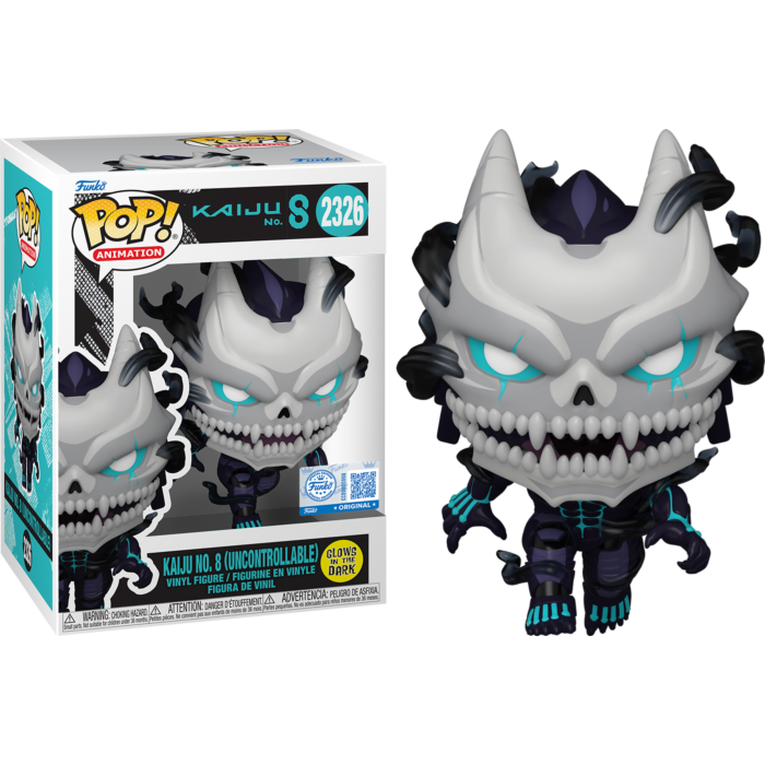 Funko Pop! Kaiju No. 8 - Kaiju No. 8 (Uncontrollable) Glow in the Dark #2326 - Real Pop Mania