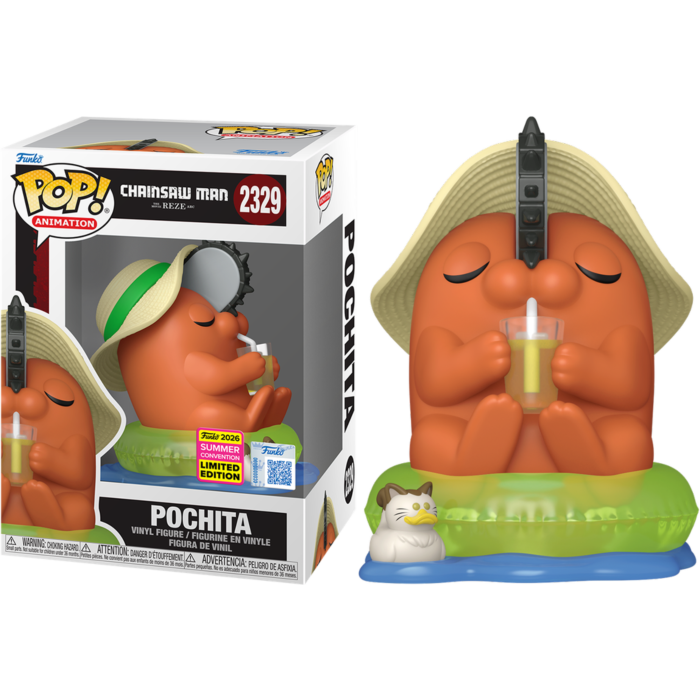 Funko Pop! Chainsaw Man - Pochita on Floaty #2329 (2026 Summer Convention Exclusive)