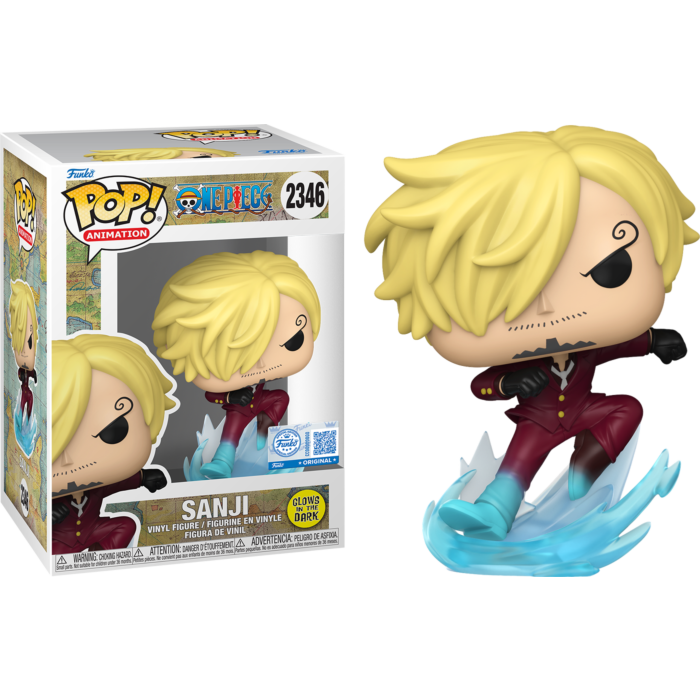 Funko Pop! One Piece - Sanji (Ifrit Jambe) Glow in the Dark #2346 - Real Pop Mania