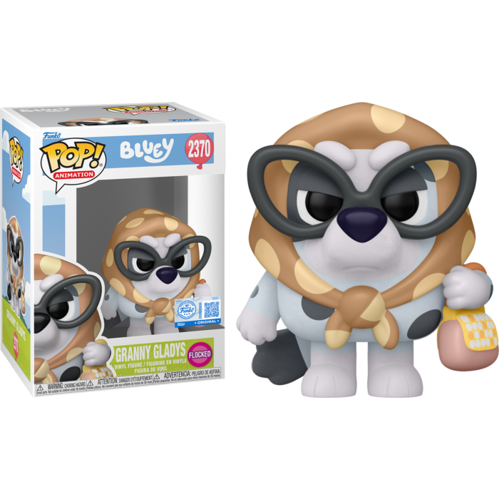 Funko Pop! Bluey - Granny Gladys (Muffin) Flocked #2370 - Real Pop Mania