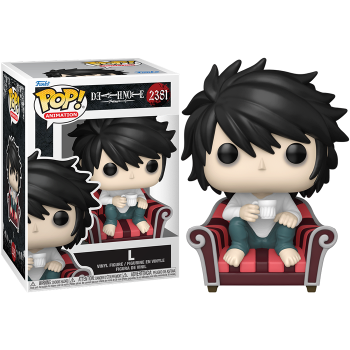Funko Pop! Death Note - L on Chair #2381 - Real Pop Mania
