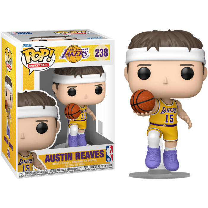 Funko Pop! NBA Basketball - Austin Reaves (Yellow Icon Jersey) Los Angeles Lakers #238