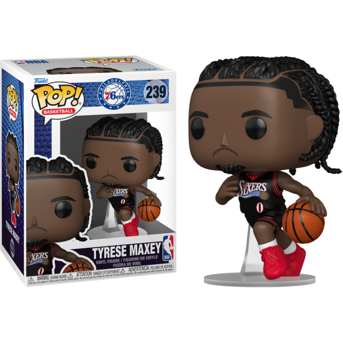 Funko Pop! NBA Basketball - Tyrese Maxey (Black Statement Jersey) Philadelphia 76ers #239