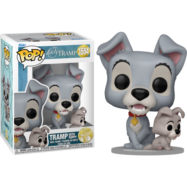 Funko Pop! Lady and the Tramp (1955) - Tramp with Puppy 70th Anniversa