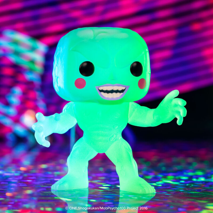 Funko Pop! Mob Psycho 100 - Dimple Glow in the Dark #2408 (+ Box of 3 Mystery Exclusive)