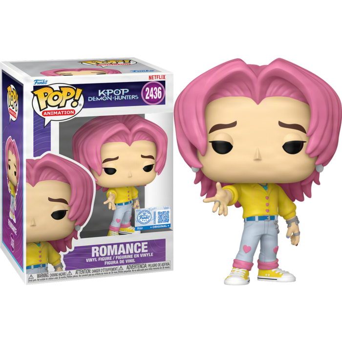 Funko Pop! K-Pop Demon Hunters - Romance #2436 (+ Box of 3 Mystery Exclusive) - Real Pop Mania