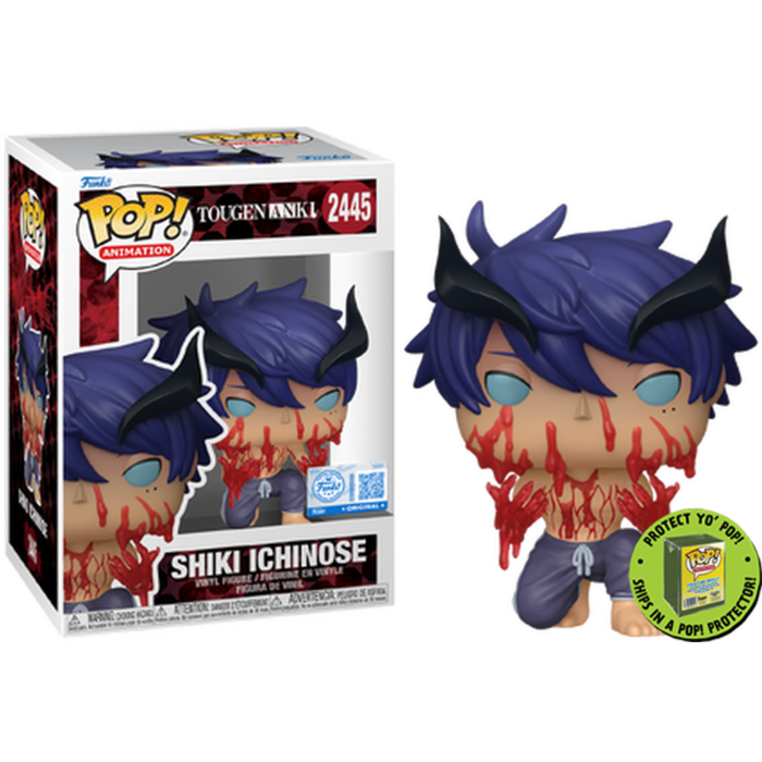 Funko Pop! Tougen Anki - Shiki Ichinose (Bloody) in Acrylic Pop! Protector #2245 (Exclusive)