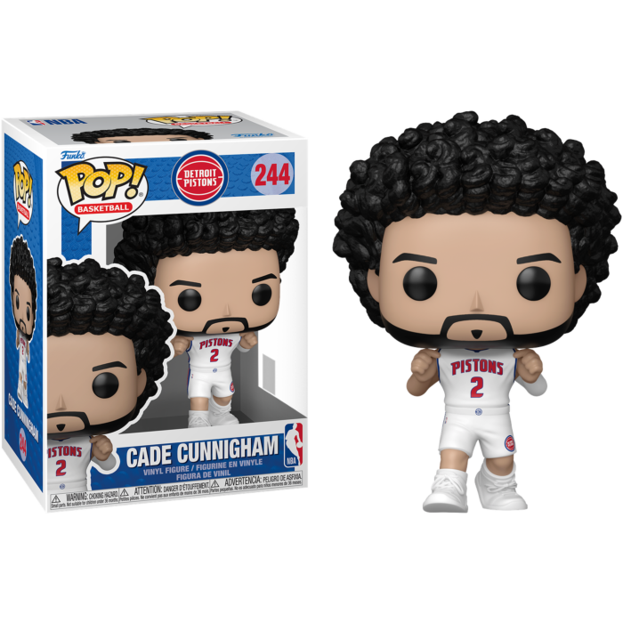 Funko Pop! NBA Basketball - Cade Cunningham (White Association Jersey) Detroit Pistons #244