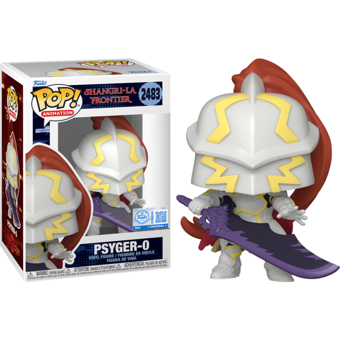 Funko Pop! Shangri-La Frontiers - Psyger-0 #2483 - Chase Chance (+ Box of 3 Mystery Exclusive)