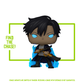 Funko Pop! Solo Leveling - Sung Jinwoo (Blue Aura) #2496  - Chase Chance
