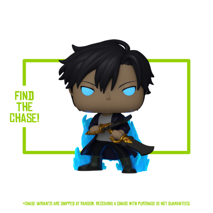 Funko Pop! Solo Leveling - Sung Jinwoo (Blue Aura) #2496  - Chase Chance
