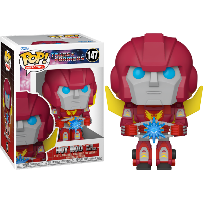 Funko Pop! Transformers - Hot Rod with Matrix #147