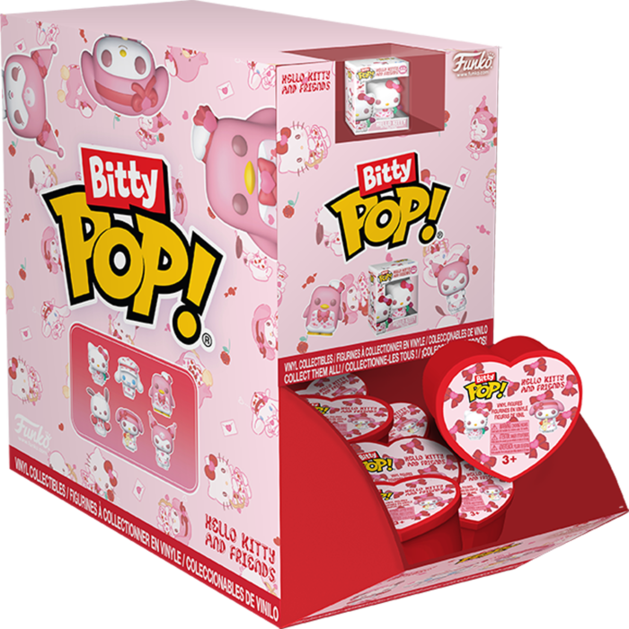 Funko Bitty Pop! Hello Kitty and Friends - Valentines Heart Shaped Capsule - Blind Bag (Single Unit) - Real Pop Mania