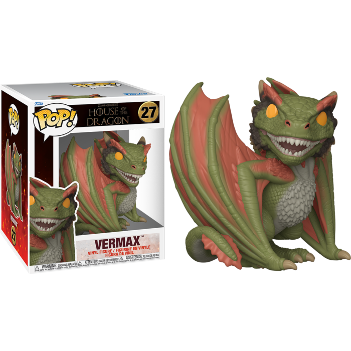 Funko Pop! Game of Thrones: House of the Dragon - Vermax 6" Super Sized #27