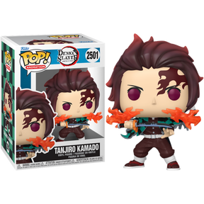 Funko Pop! Demon Slayer: Infinity Castle - Giyu, Kaigaku, Tanjiro & Akaza - Bundle (Set of 4)