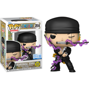 Funko Pop! One Piece - Roronoa Zoro (Dressrosa Arc) Glow in the Dark #2514