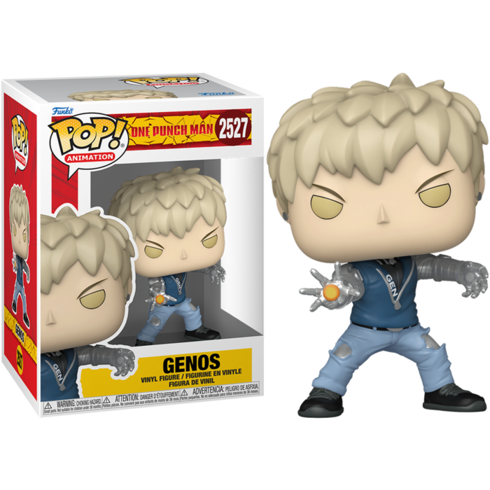 Funko Pop! One-Punch Man - Garou, Genos, Saitama, Speed & Terrible Tornado - Bundle (Set of 5)