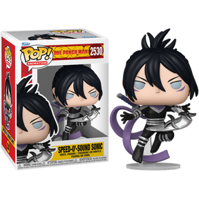 Funko Pop! One-Punch Man - Garou, Genos, Saitama, Speed & Terrible Tornado - Bundle (Set of 5)