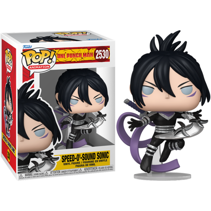 Funko Pop! One-Punch Man - Garou, Genos, Saitama, Speed & Terrible Tornado - Bundle (Set of 5)