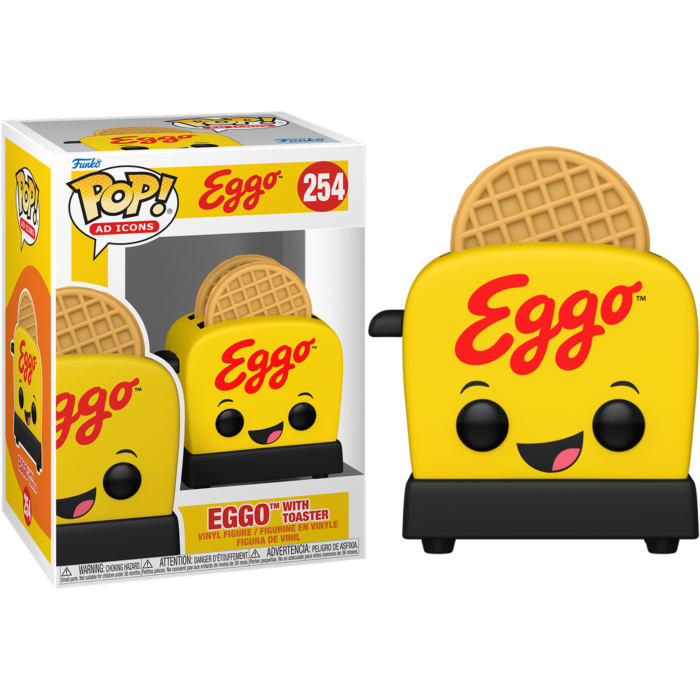 Funko POP! Ad Icons Kellogg's Eggo Waffle with Syrup Scented 3.75 Figure (#200) - We-R-Toys Funko POP! Ad Icons Kellogg's Eggo Waffle with Syrup Scented 3.75 Figure (#200) - We-R-Toys
