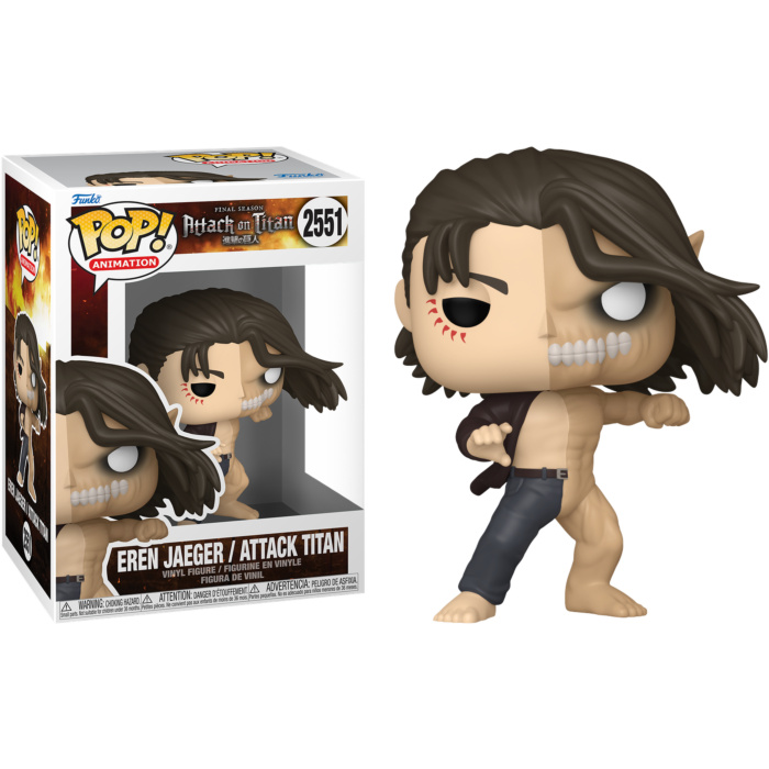 Funko Pop! Attack on Titan - Reiner, Eren, Zeke & Annie (Split) - Bundle (Set of 4)