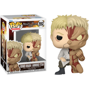 Funko Pop! Attack on Titan - Reiner, Eren, Zeke & Annie (Split) - Bundle (Set of 4)