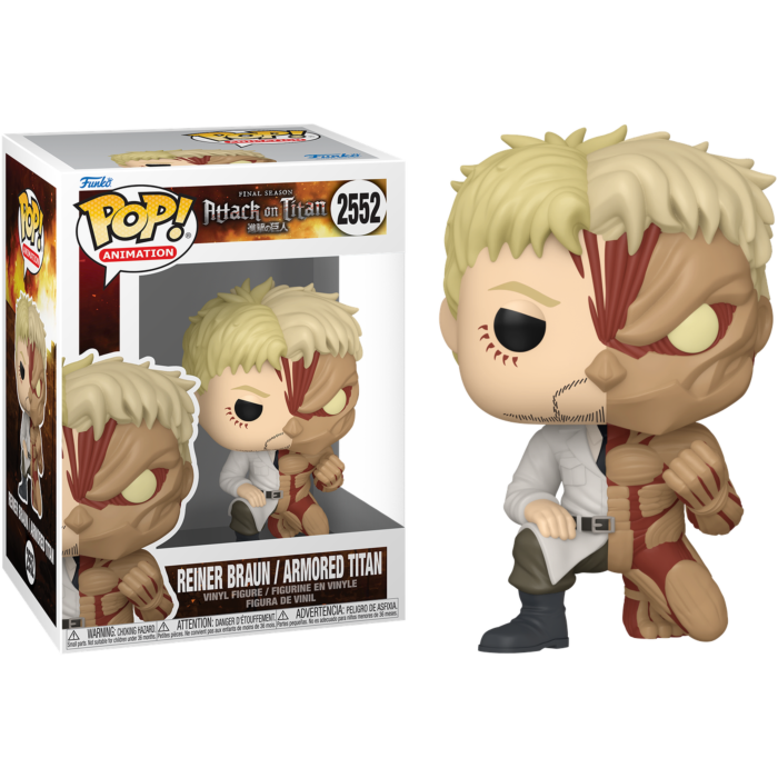 Funko Pop! Attack on Titan - Reiner Braun / Armored Titan (Split) #2552
